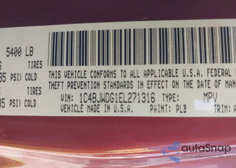 2014 Jeep Wrangler Unlimited Sport из США, поврежденный, VIN 1C4BJWDG1EL271316